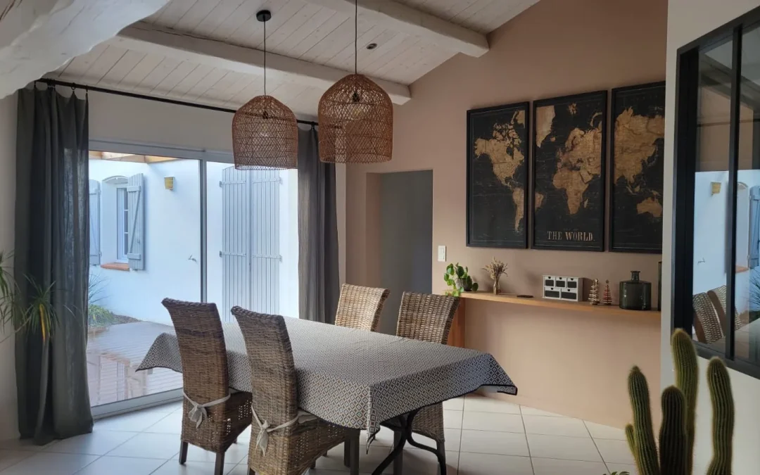 Maison familiale campagne revisitée à Saint-Hilaire-de-Riez